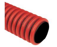 Труба гофрированная Kopos Kopoflex 200/176 двустенная гибкая красная (25м)